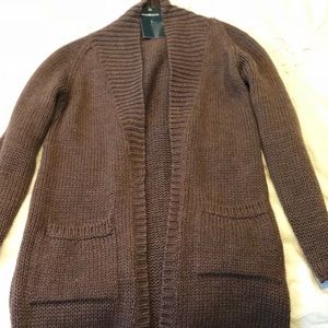 Brandy Melville brown cozy cardigan